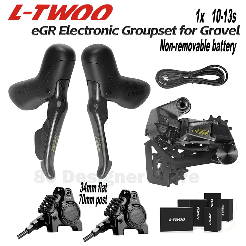 LTWOO eGR 2026 new Wireless Gravel Electronic Groupset 1x13 Speed 1x11s 1x10 speed 1x12s Gravel Bike APP programming eGR 2026NEW