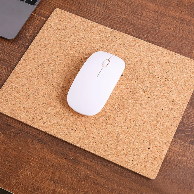 Tapis de souris en liège naturel, grand tapis de bureau épais et écologique pour ordinateur portable, personnalisé, pour jeu de bureau, accessoires de Gamer, clavier