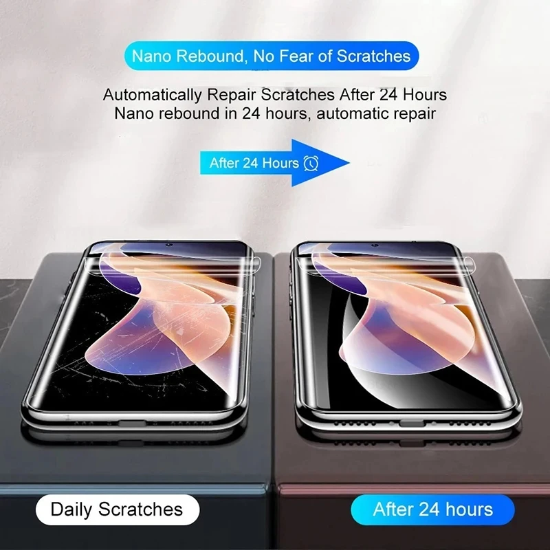 3 шт. гидрогелевая пленка для Xiaomi Redmi Note 14 13 12 Pro Plus Poco X6 X5 14T 13T 12T, защитная пленка для экрана с полным покрытием