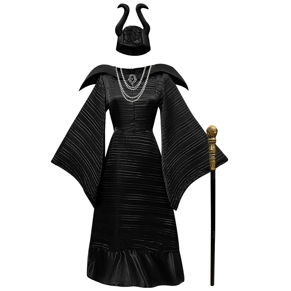 Halloween S Curse Witch Kostüm k Hexe Rollenspiel Bühnenaufführungskleidung Traditionelle chinesische ethnische Damen...
