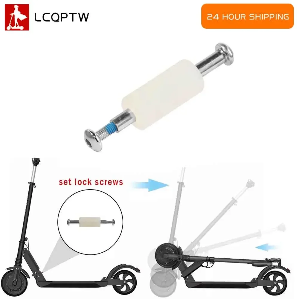 Manga de tubo de eje y tornillo de bloqueo para patinete eléctrico Kugoo S1 S2 S3/S1 Pro, piezas de rodillo plegables, accesorios para patinete