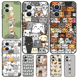 Funny cute cats Funda For OPPO Reno 8T 2Z 4Z 5Z 10 4 5 6 7 8 Lite OPPO Find X2 X3 Neo X6 Pro X5 Lite Case