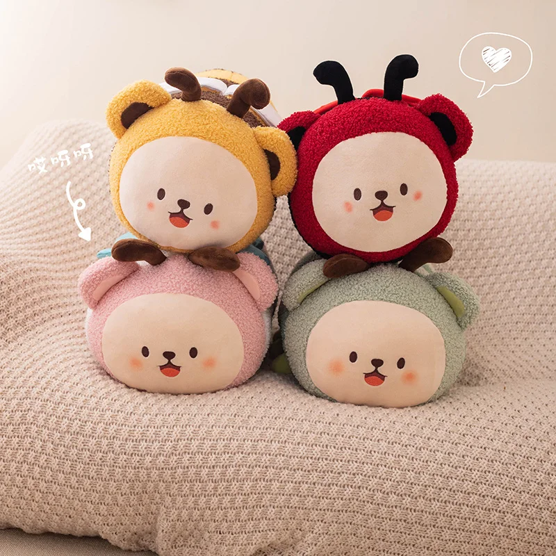 

Kawaii Bee Plush Pillow Toy Cute Stuffed Animals Honeybee Plushies Doll Lovely Soft Kids Babys Toys for Girls Gifts Home Decor