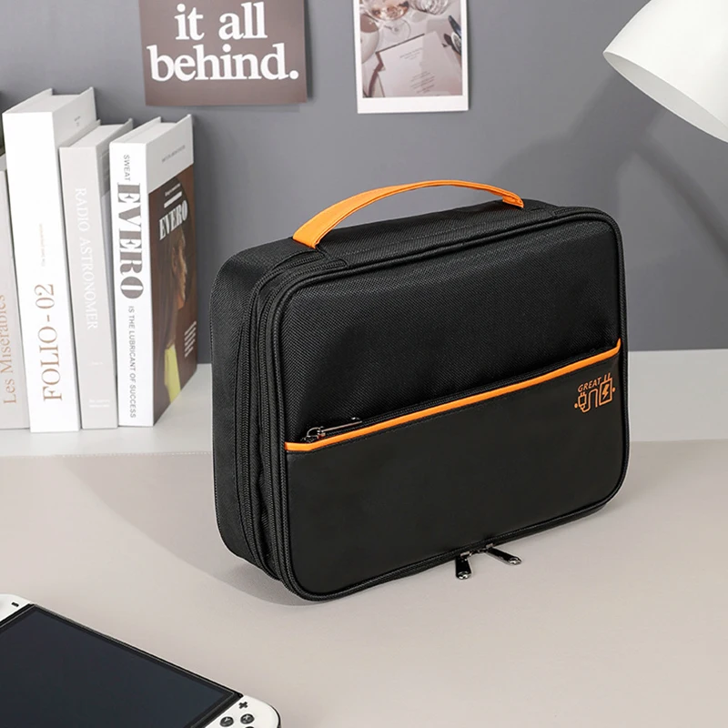 3 Layer Portable Data Cable Storage Bag Digital USB Charger Earphone Wire Power Bank Organizer Box Travel Kit Storage Case Pouch