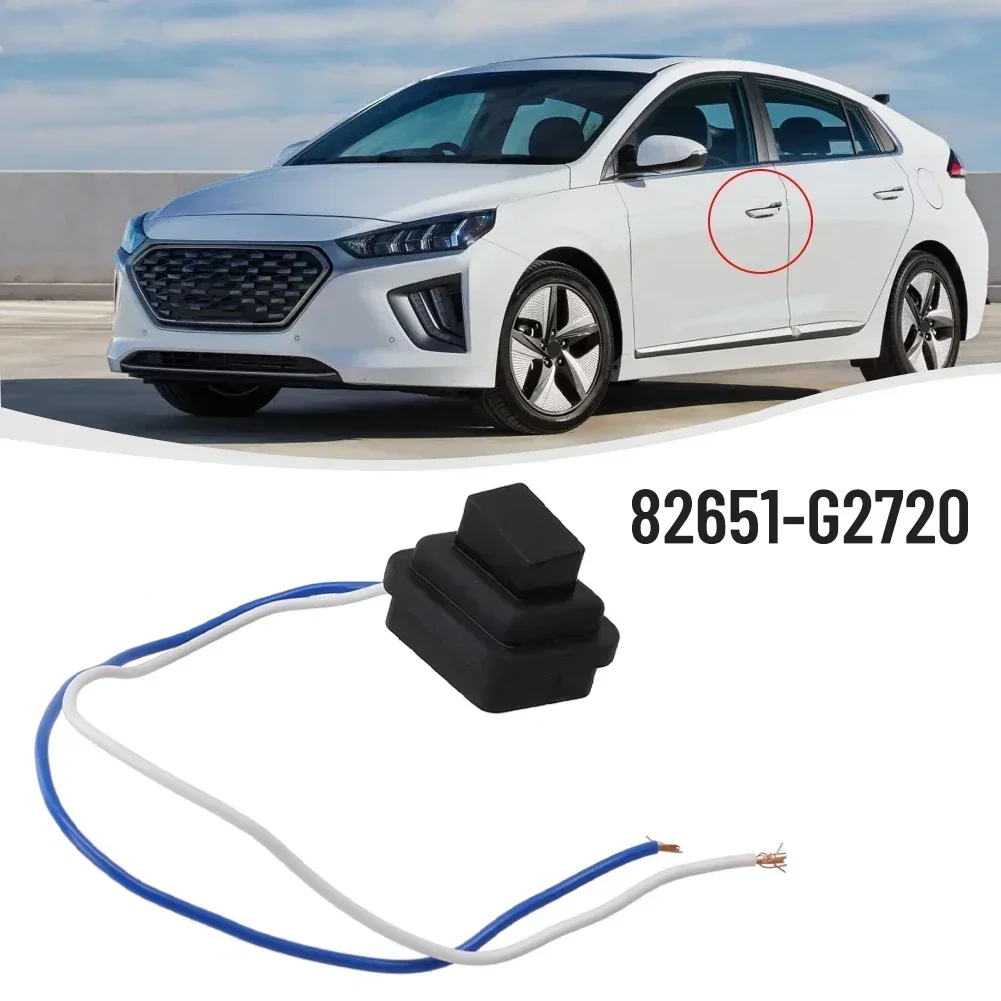 Cubierta de interruptor de manija de puerta delantera de coche, accesorios para Hyundai IONIQ 2016-2020, 82651-G2720 (izquierda)/82661-G2720