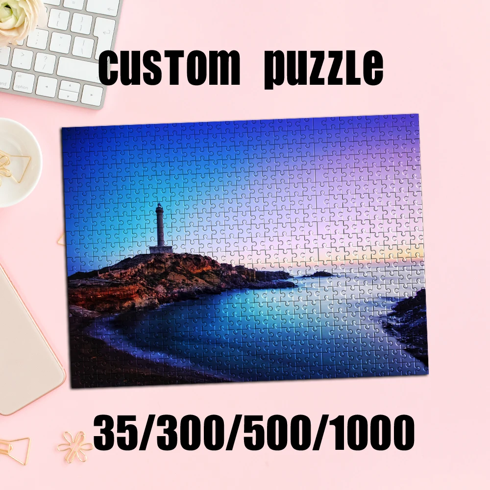 Jigsaw Puzzle Adult - 35/300/500/1000 قطعة من ألغاز الصور الشخصية