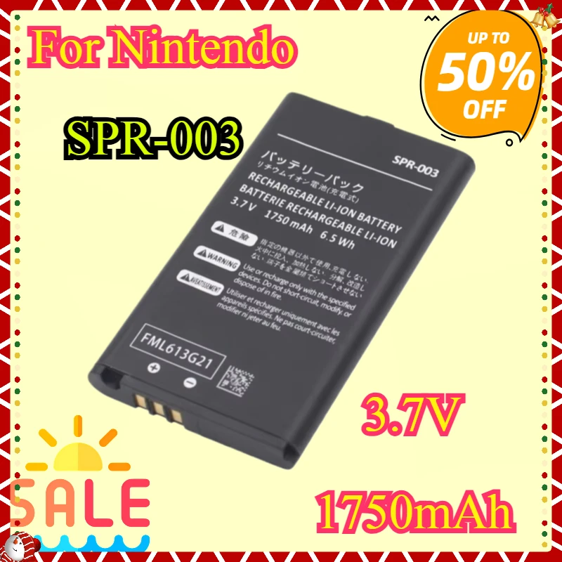 

New High quality SPR-003 SPR003 3.7V 1750mAh Rechargeable Li-ion Battery for Nintendo 3DSLL 3DSXL NEW 3DSLL New 3DSXL Battery