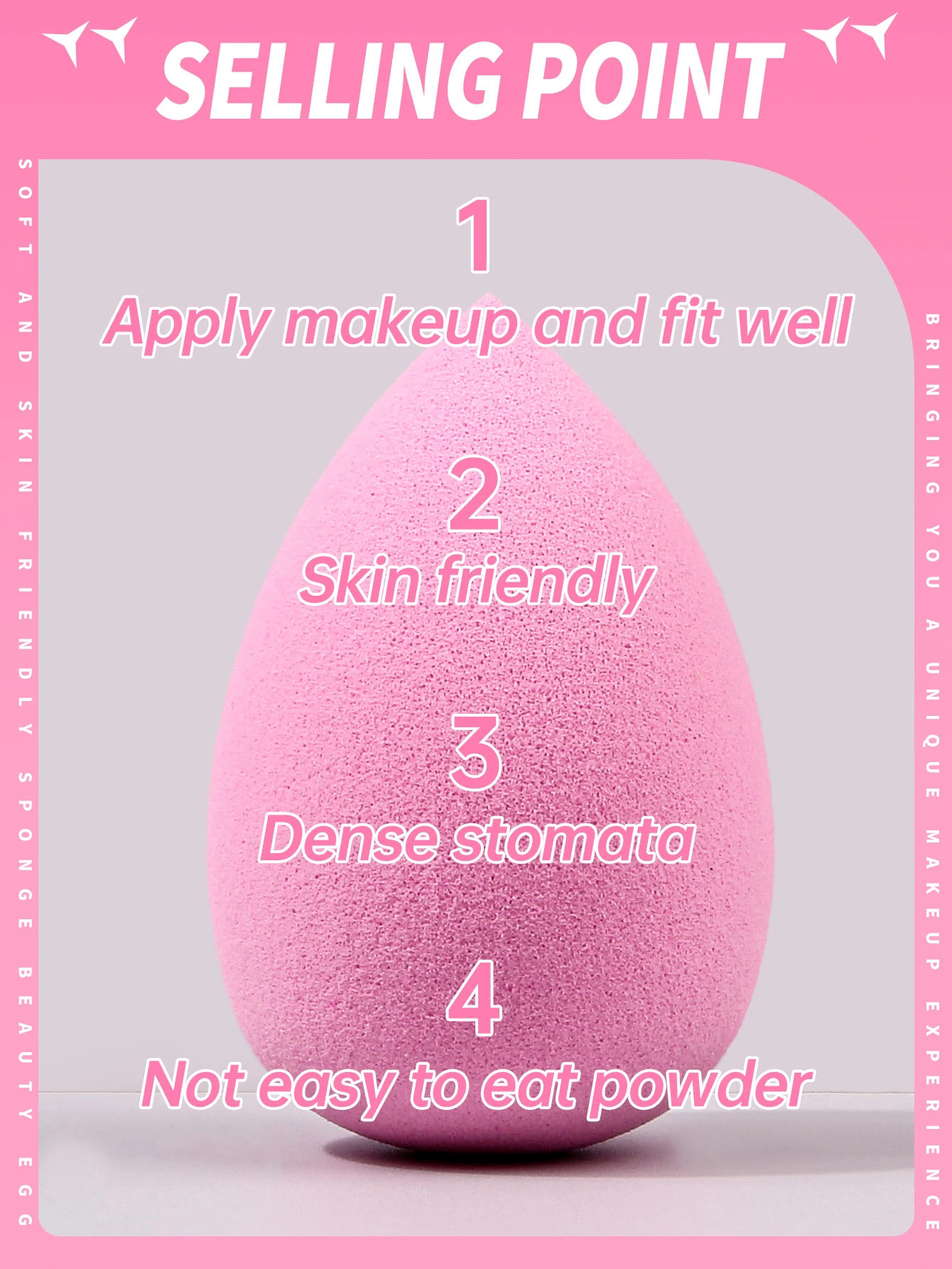 100PCS Makeup Sponge,Suitable For Cream & Powder Concealer, Loose Powder Makeup Applicator