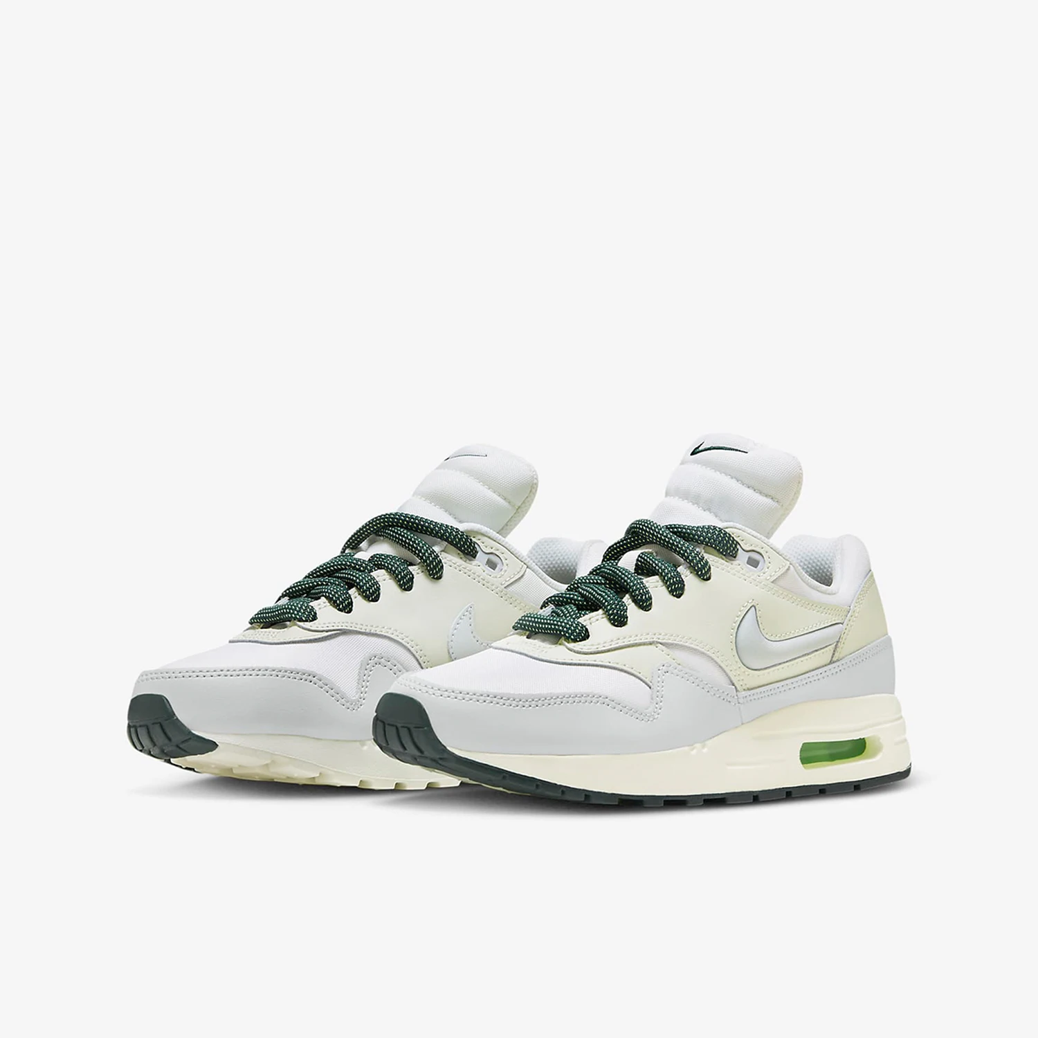 

Nike Authentic Air Max1 GS Big Kid Girls Air Cushioned Running Shoes FB9582-001