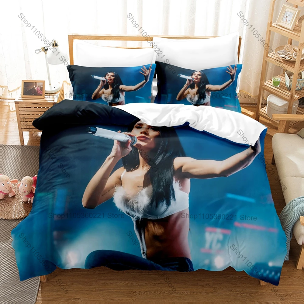 Cool Ari Abdul Dark Pop Singer Duvet Cover + 2 Pillowcases 3D Portrait Print Polyester Bedding Fan Bedroom Decor
