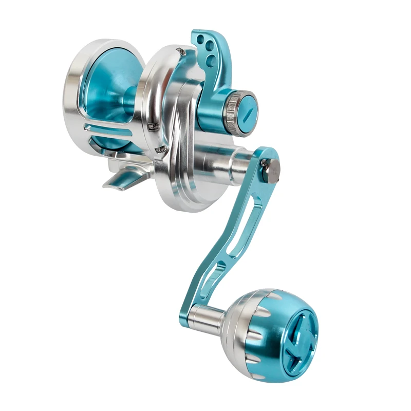 

All Metal Jigging Reel Sea Salt Water Fishing Left Head Over Head Ocean Overhead Metal Slow Boat Jigging Reel