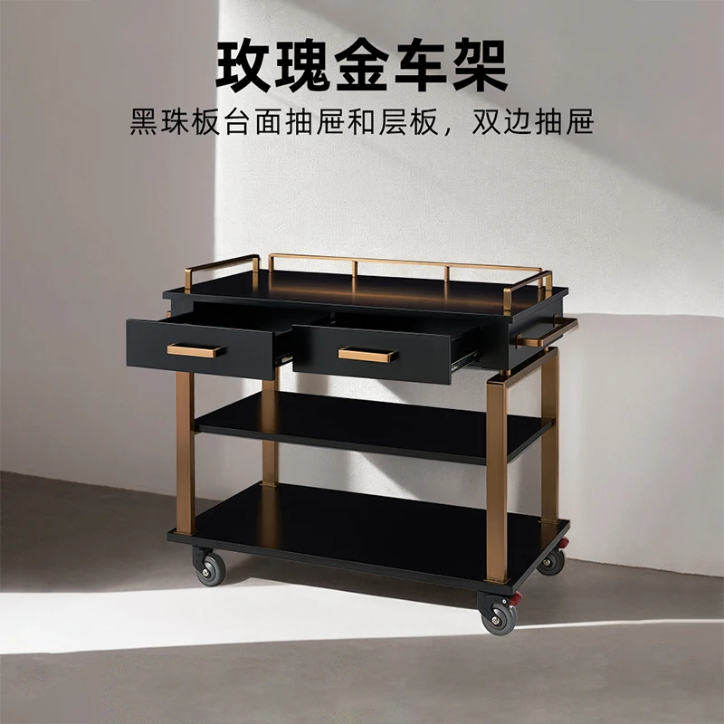Hotel restaurant service food delivery truck commercial trolley high-end wine truck food delivery