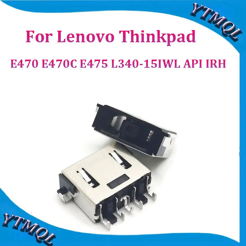 10-100Pcs Charging Port DC Power Jack Connector For Lenovo ThinkPad E470 E470C E475 L340-15IWL API IRH