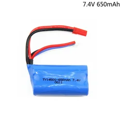 7.4V 650mAH Lipo Battery For Syma F1 Remote control helicopter li-po battery 650 mAH 7.4 V 14500 15C Toy parts Battery