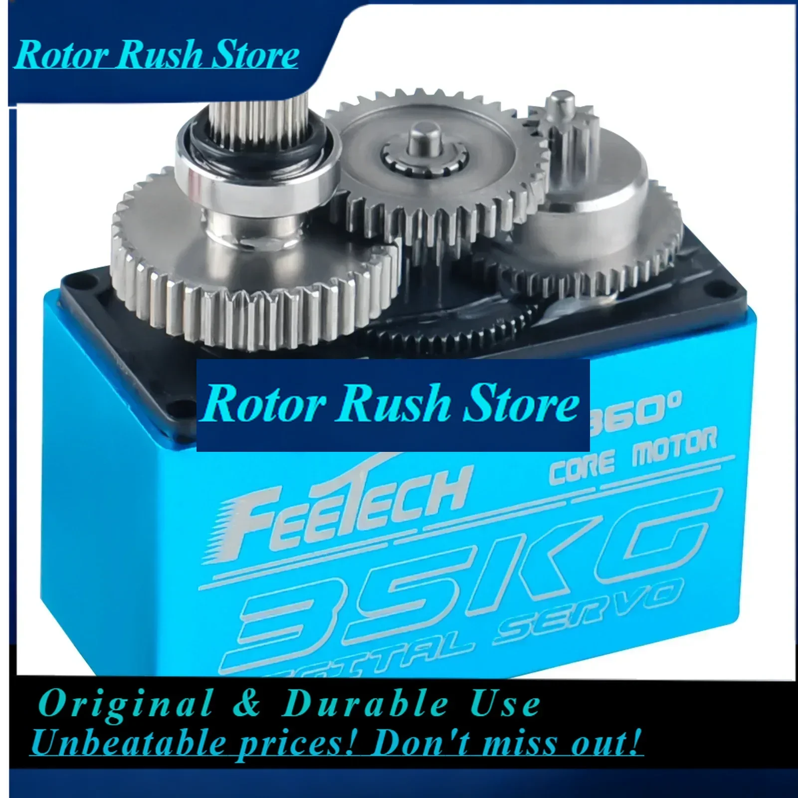 RoRuSFT6335M 35KG Digital  Motor 7.4V 360° Continuous Rotation With Metal Gears (1/2/4PCS)