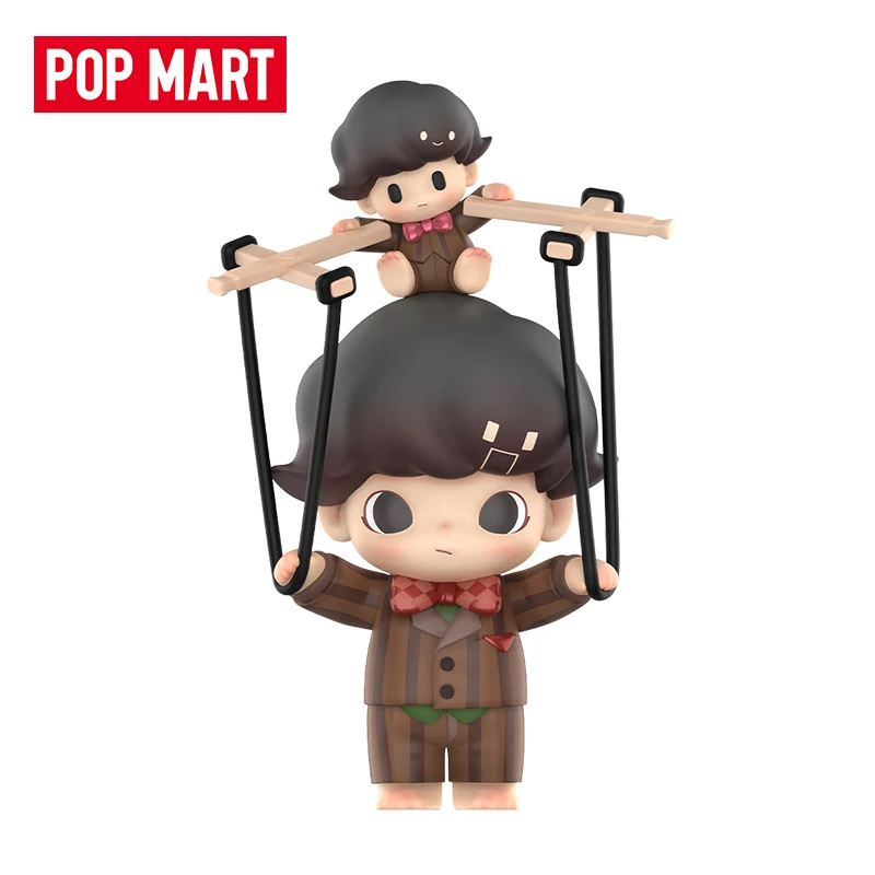 Popmart Dimoo Manipulate Dolls Limited Elevator Kawaii Action Anime Figure Toys and Hobbies Collection Animal Model Kid Gifts