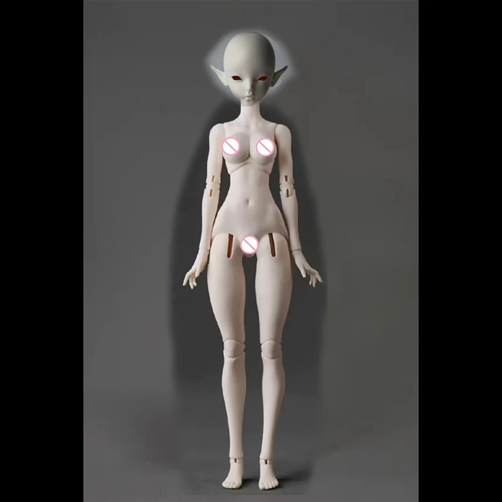 New 1/4 BJD Doll Head With Body Resin Material High Quality Lovely Doll No Makeup DIY Model Collection Toys Gifts