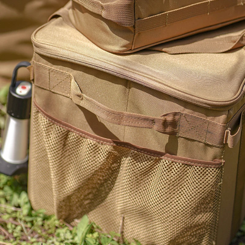 Outdoor Camping Lunch Tassen Met Schouderband Lunchtas Thermo Koeler Groot Formaat Geïsoleerde Tas Voor Gerechten Toeristische Benodigdheden