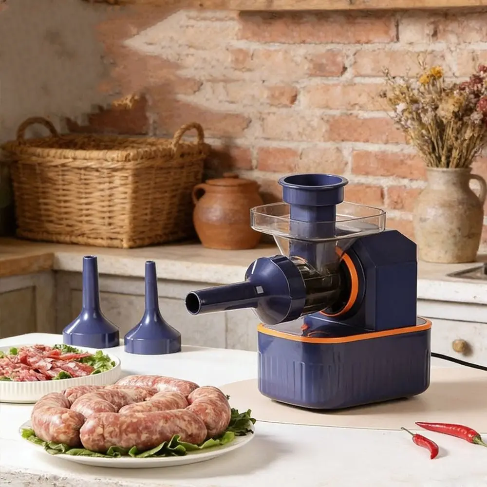 

Efficient Electric Sausage Machine with Stuffing Tubes Stable Sausage Filling Machine Plastic Meat Grinder Filling Maker