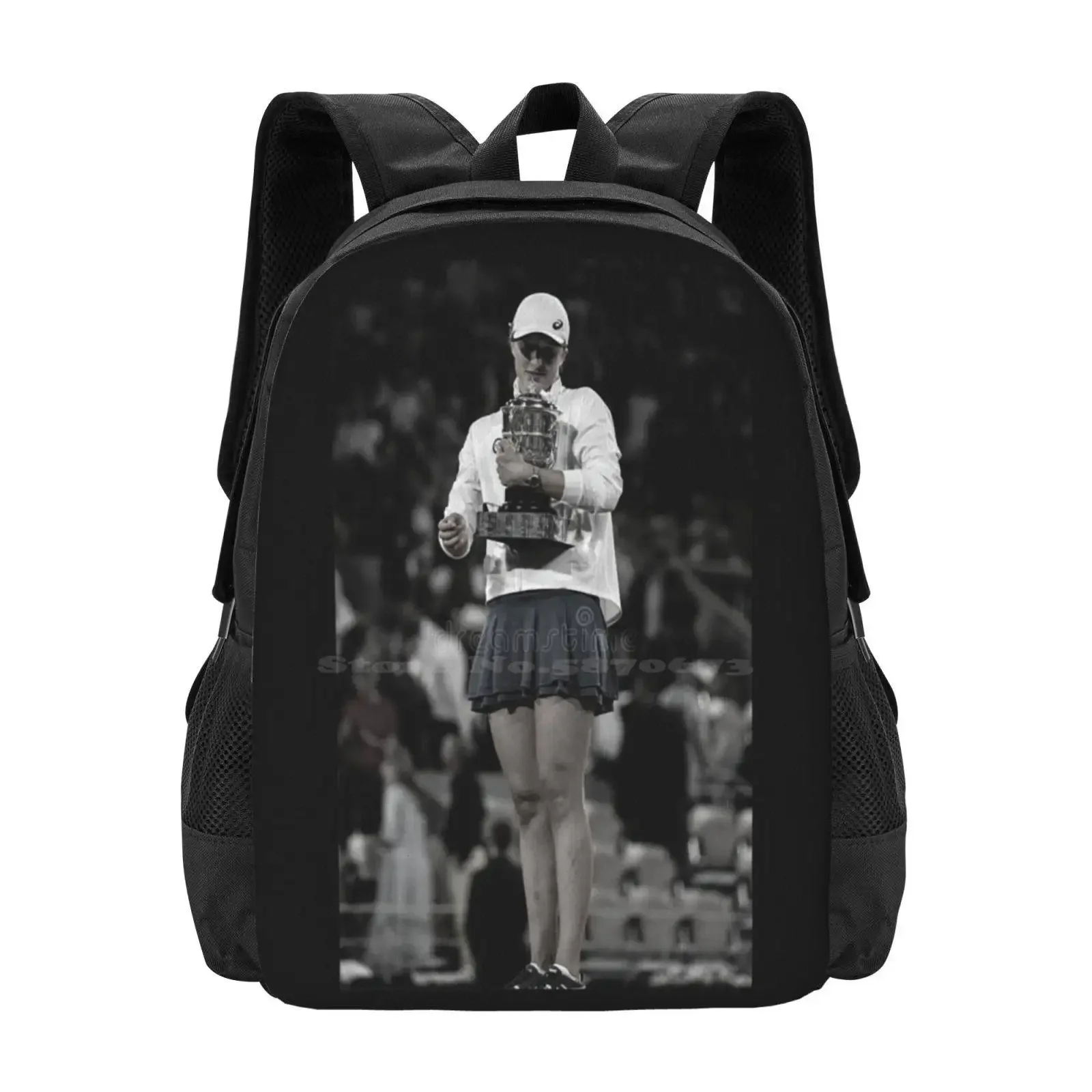 

Iga Swiatek Hot Sale Schoolbag Backpack Fashion Bags Iga Swiatek Tennis Team Iga Swiatek Atp Tour Tennis Player Polish Wta Us