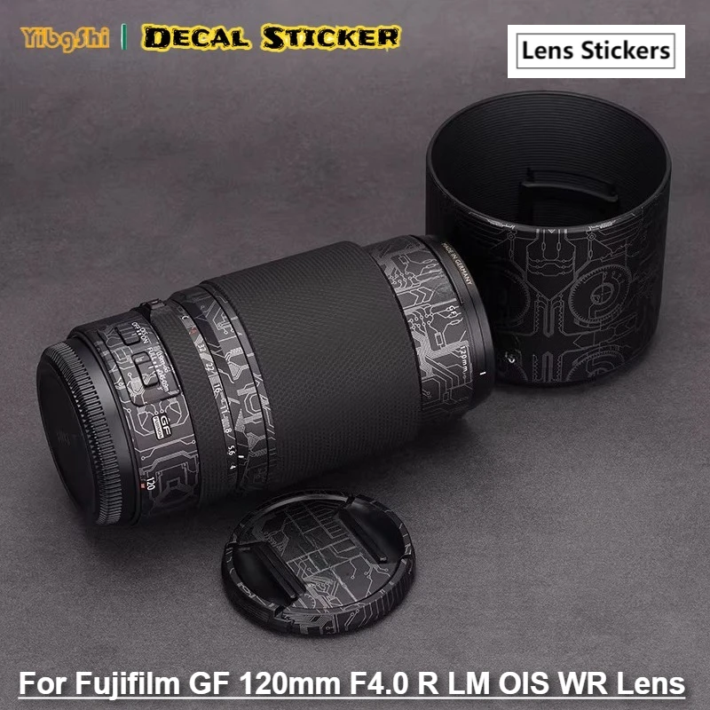 

Для Fujifilm GF 120 мм F4.0 R LM OIS WR макрообъектив наклейка виниловая пленка для объектива защитная наклейка для тела защитное покрытие GF120 F4.0
