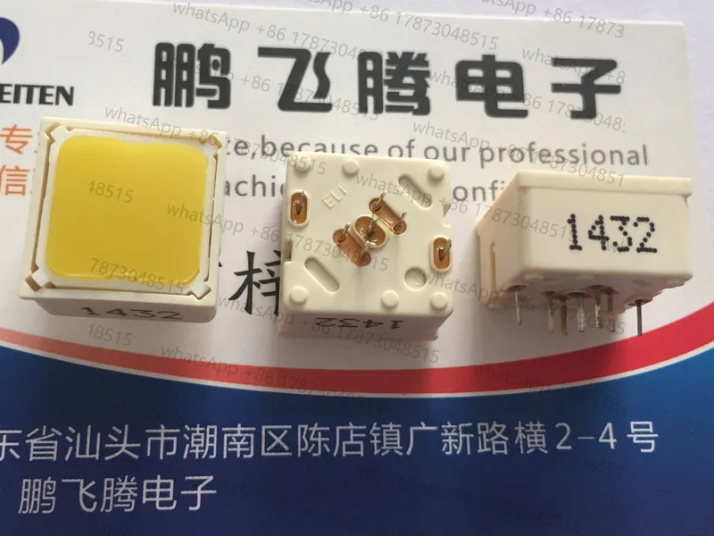 

10PCS Square tactile switch 15 * 15 * 9.7 with light button, keyboard button micro movement, yellow light emitting