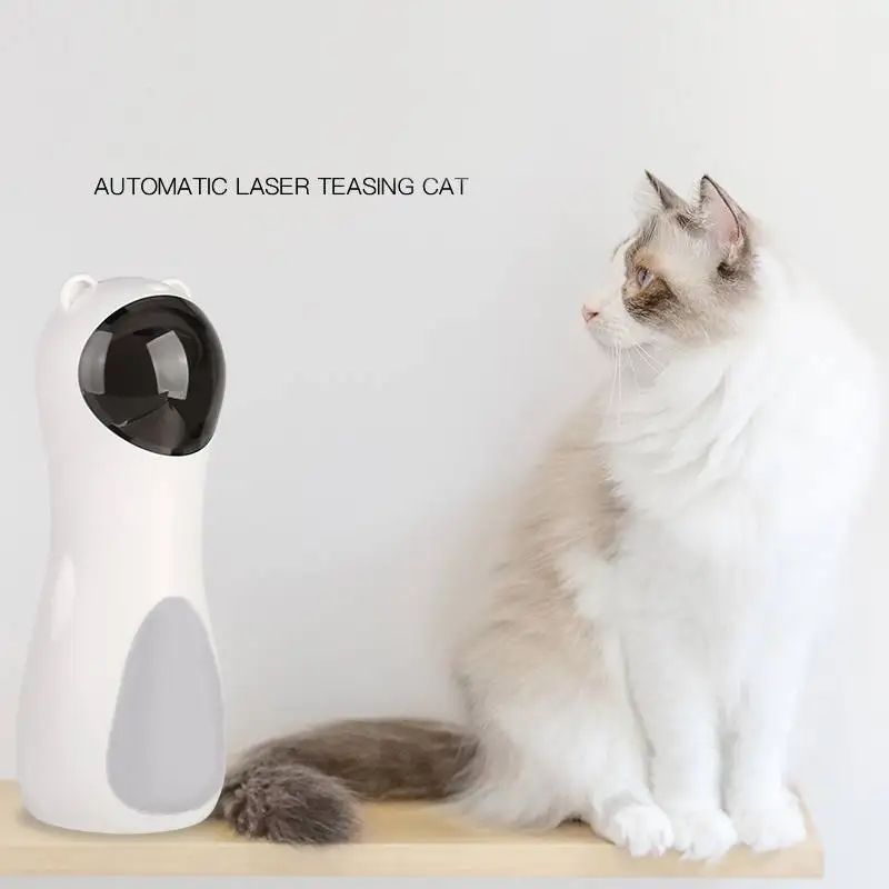 

Automatic Cat Toys Interactive Smart Teasing Pet LED Automatic Rotating Cat Exercise Training Entertaining Toys Multi-Angle