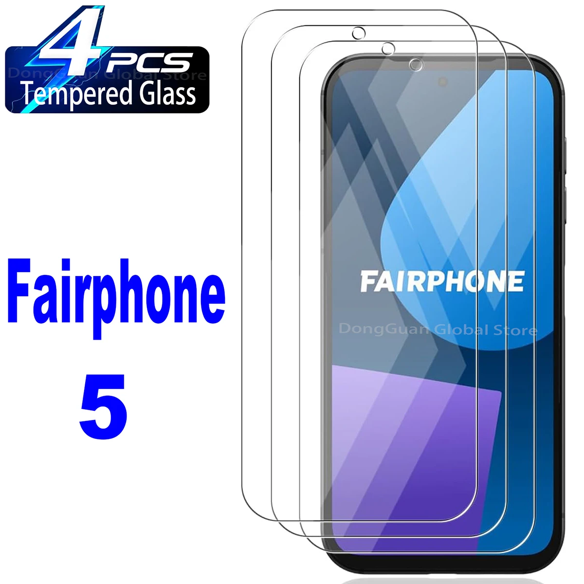 

2/4Pcs Tempered Glass For Fairphone 5 Screen Protector Glass Film