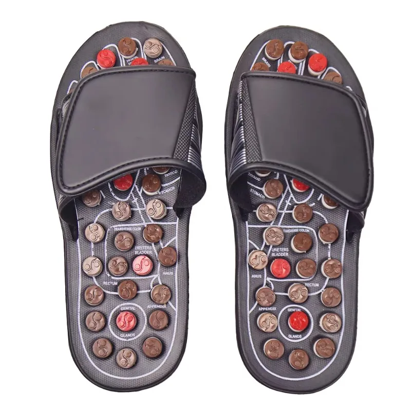 Foot Reflexology Tools Pressure Point Massage Mat Slippers Sandals Shoes Back Knee Feet Arch Heel Pain Tension Relief Products