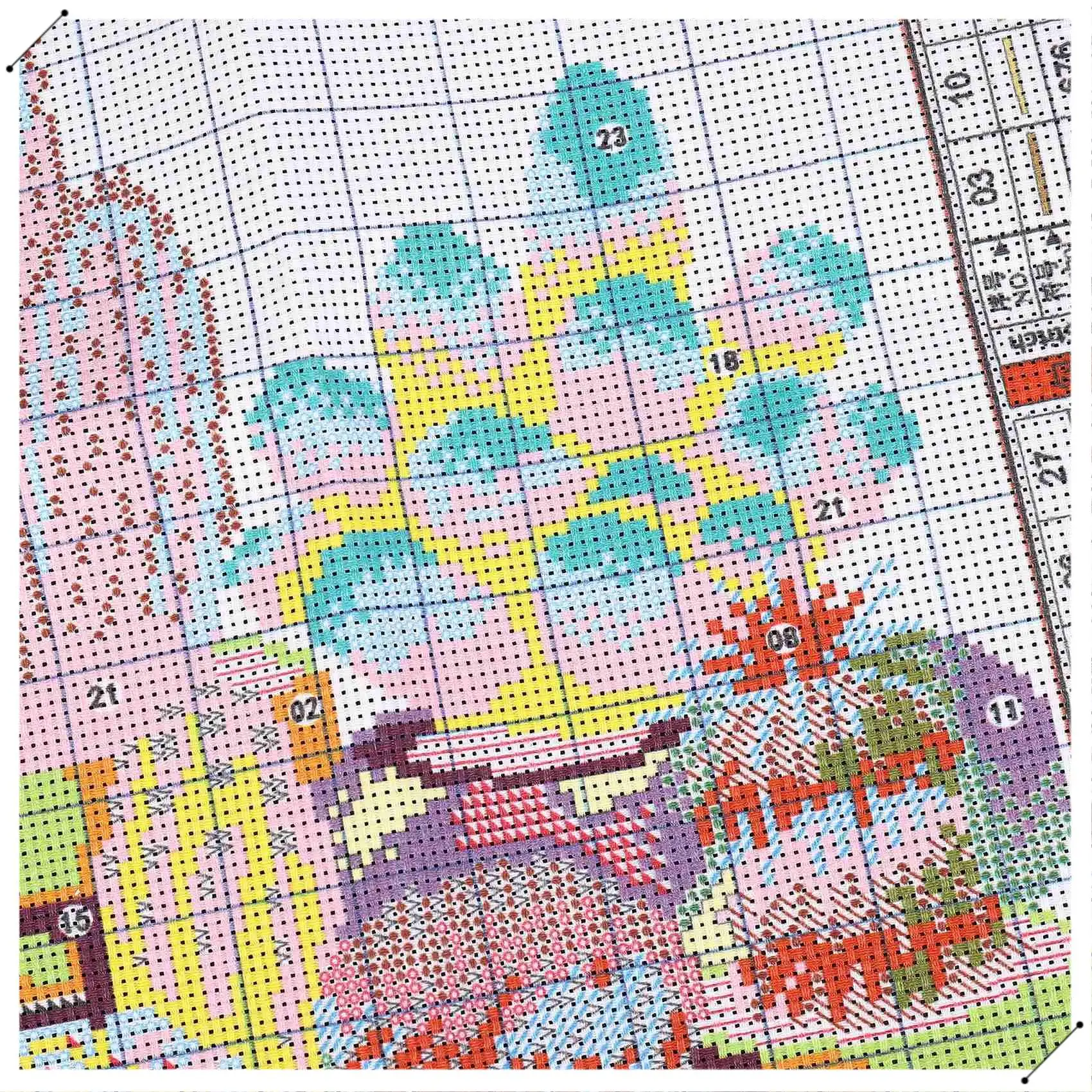 Cactuses Patterns Counted Cross Stitch 11CT Printed Cross Stitch Sets Embroidery Needlework