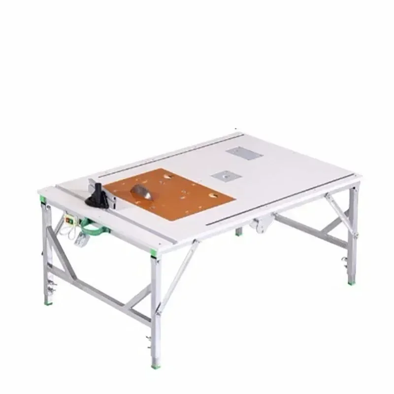 Multifunctional Portable Woodworking Table Saw Upside Down Sliding Table Saw Diy Folding Lifting Work Saw