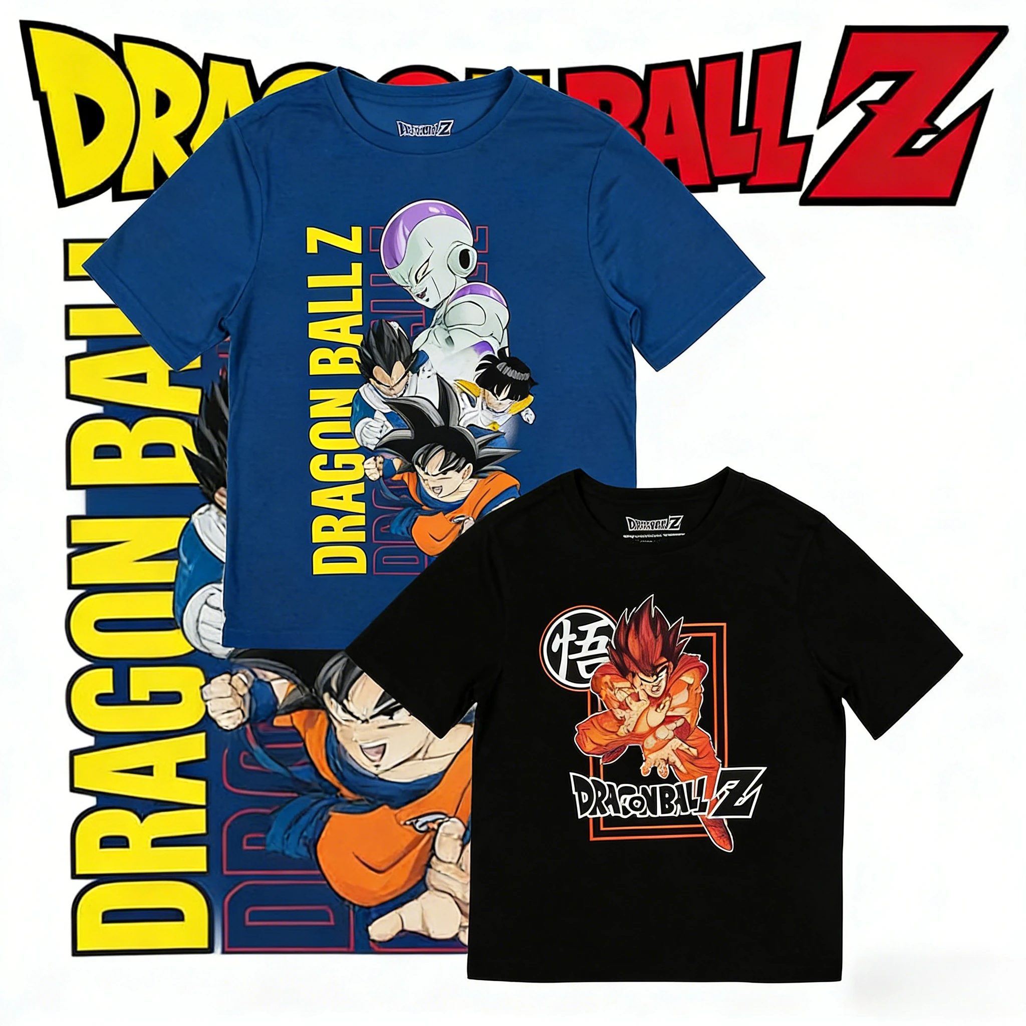

Футболка унисекс с принтом Dragon Ball (Гоку, Фриза) на лето 2026 года, классическая ретро-модель оверсайз из быстросохнущего хлопка для мужчин, взрослых и детей