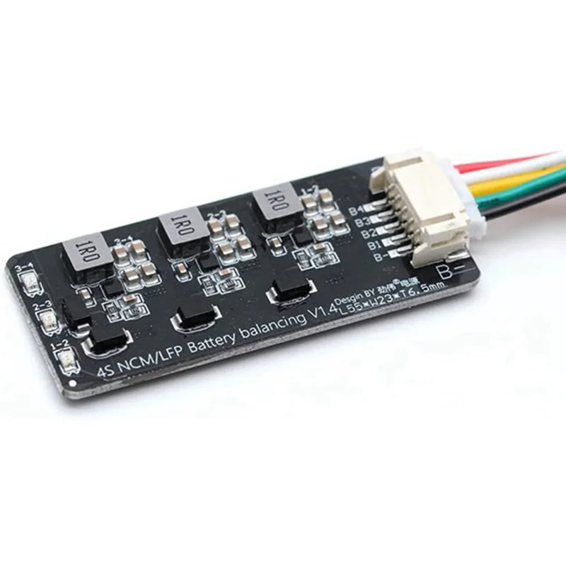 SYJZ BMS 4S Active Balancer Board 1.2A Lifepo4 Lipo Li-Ion Lithium Battery Energy Transfer Equalizer Module (4S)