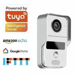 Tuya-timbre inalámbrico con cámara Wifi, dispositivo de 2MP, 1080P, P2P, 150 grados, RJ45, vídeo para puerta, teléfono inteligente