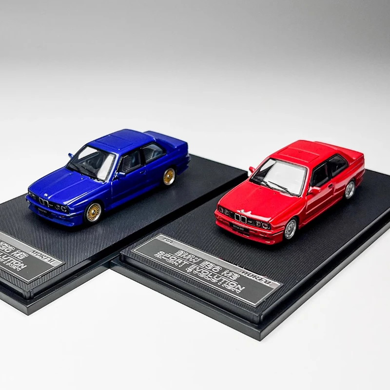 

Литая под давлением Mortal, масштаб 1:64, M3 E30, спортивная модель автомобиля из сплава, готовая коллекция имитаций, украшение для мальчика, праздничный подарок, дисплей