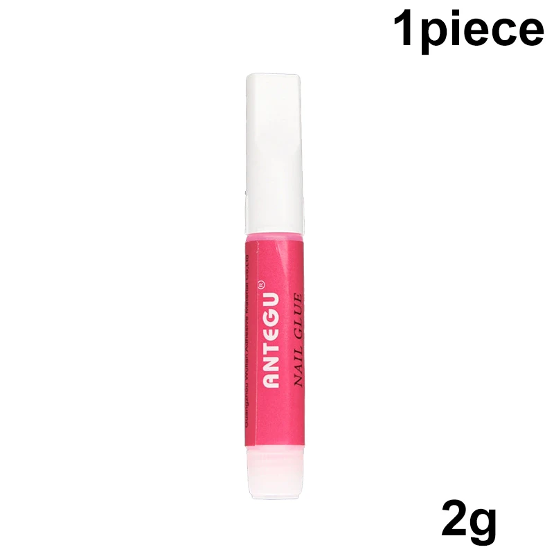 กาวติดเล็บ 2 กรัม สำหรับมืออาชีพ แห้งเร็ว ติดทนนาน 1/5/10/20/30/50/100 ชิ้น สำหรับติดเล็บปลอม อุปกรณ์ตกแต่งเล็บ คริสตัล กาวเจล
