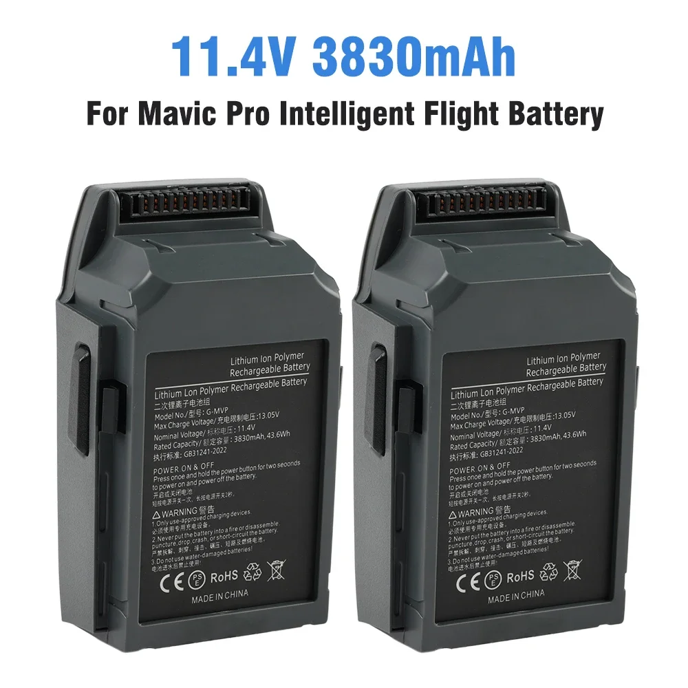 ETESBAY 2PCS G-MVP Drone Battery For DJI Mavic Pro Intelligent Flight Battery For DJI Mavic Pro & Mavic Pro Platinum