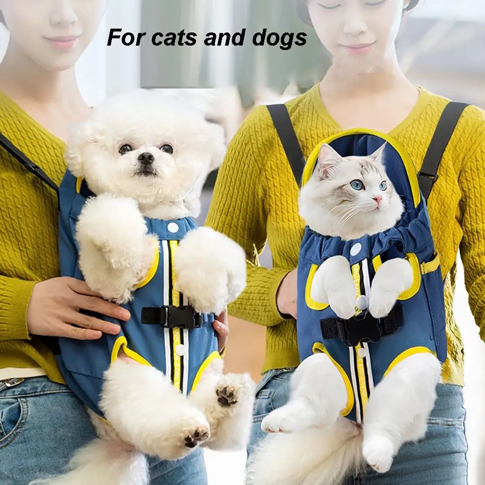 Dog Carrier Front Backpack Portable Puppy Shoulder Bag Breathable Outdoor Travel Cat Hanging Bag Comfortable Pet Supplies