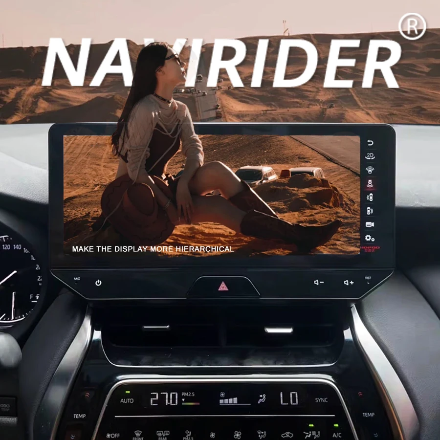 

Мультимедийный видеоплеер NaviRider на Android 13, экран 12,3 дюйма, GPS, для Toyota Harrier 2021, 2022, Venza, автомобильное радио 8 + 256 ГБ, хранилище