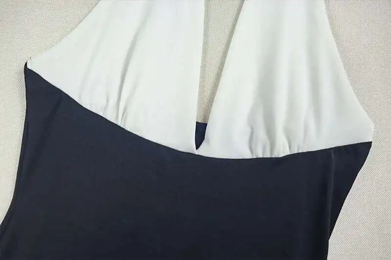 Leosoxs novas mulheres sexy halter pescoço sem costas fora do ombro bodycon cintura-concha vestido de noite celebridade festa tapete vermelho outfit