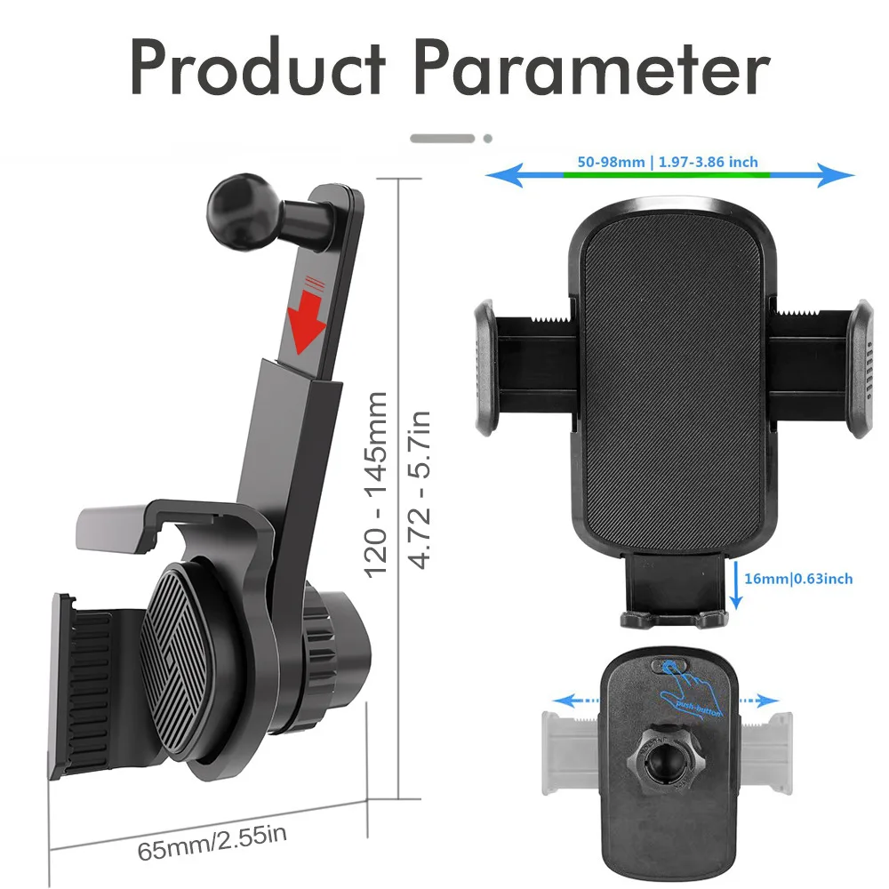 For Tesla Model 3 X Y S BYD Center Control Display Slide Rail Phone Holder Magnetic Car Phone Holder for iPhone 15 14 13 12 - view 5