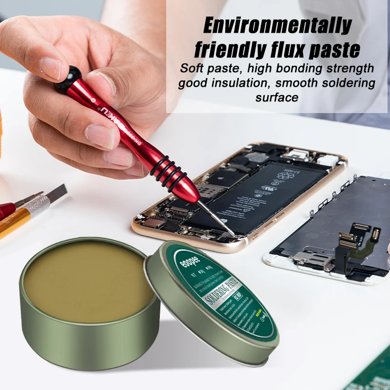 Imagem -02 - Chumbo- Soldering Paste Flux Soldering Tin Oil Rosin Environmental Solder Paste Flux para Metalworking