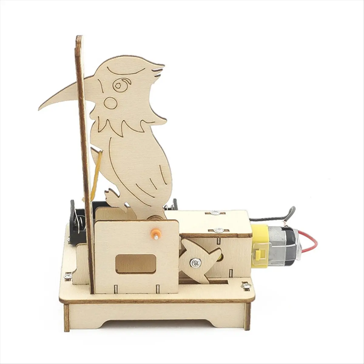 【ELEVATE LIFE】DIY Woodpecker Assemble Model Science Experimental Tool Kit STEM Kit for Learning Wooden Puzzle