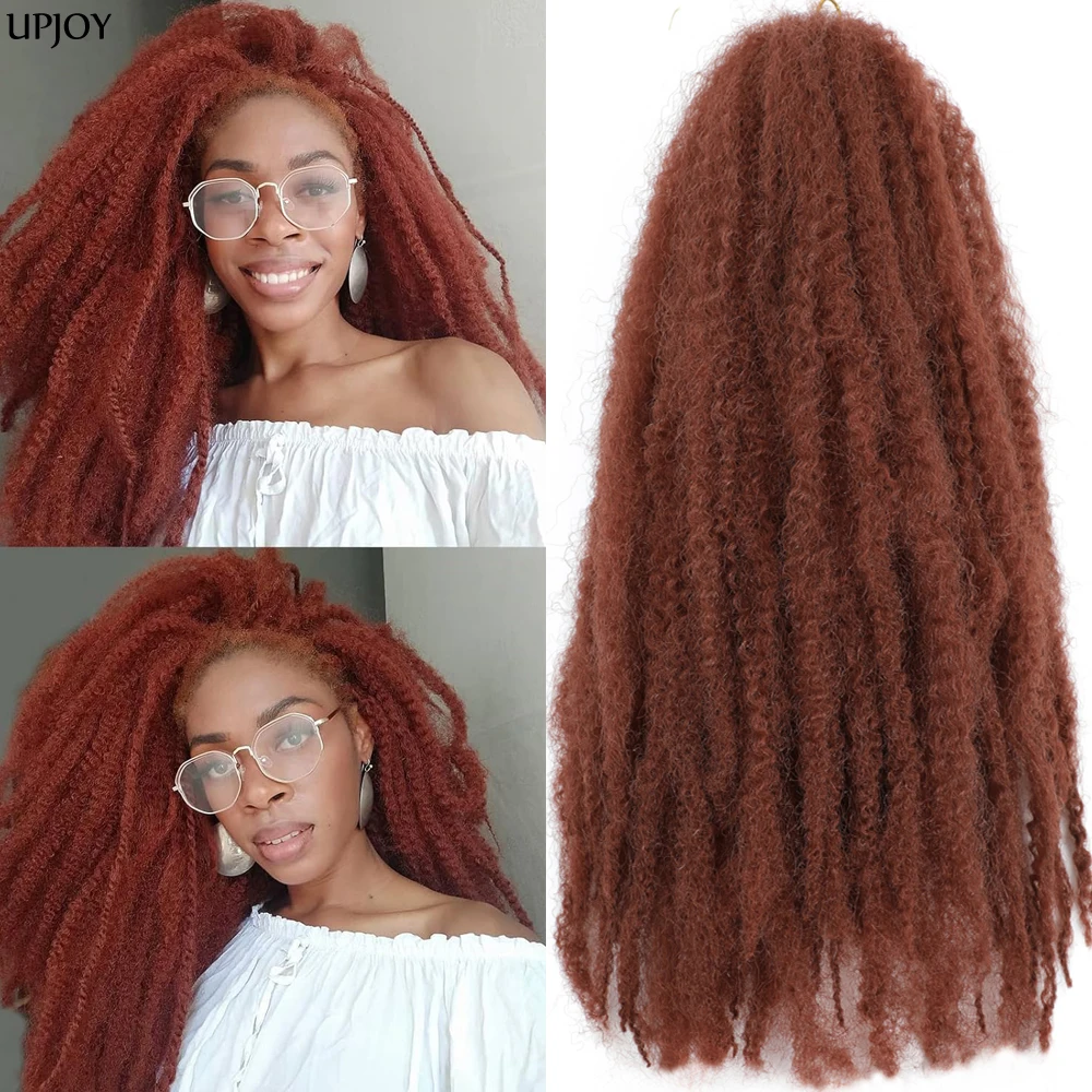 Marley Draait Haar Vlechten 18 Inch Marley Meche Afro Twist Kinky Gehaakt Vlechten Haar Synthetische Hair Extensions Voor Vrouwen Kinderen