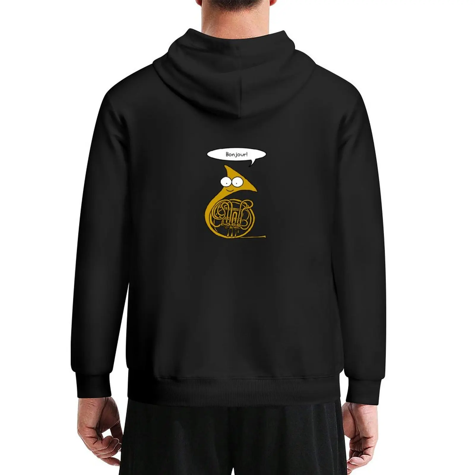 

French Horn Hoodie autumn fashion men men's autumn clothes men's winter sweater big size hoodie