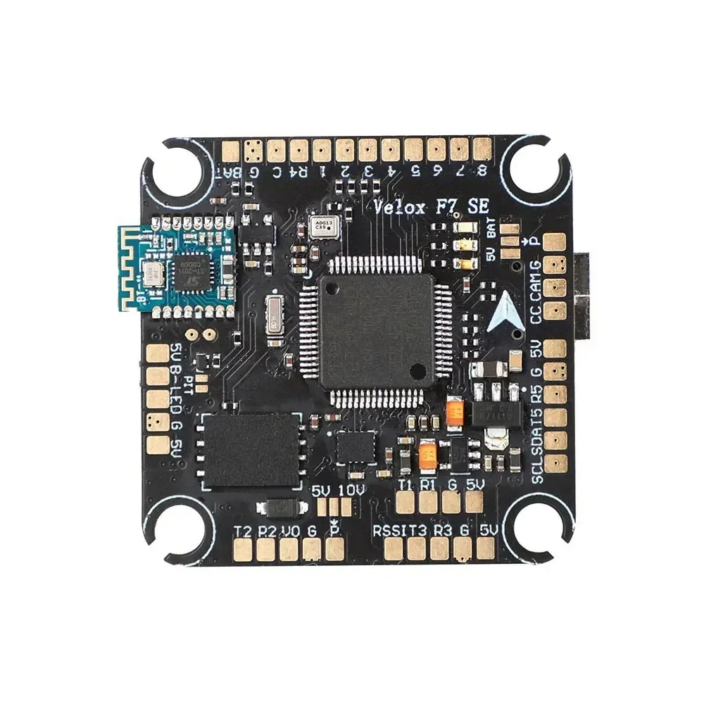 T-MOTOR Velox F7 SE FC Wireless Bluetooth Dual BEC 128M Black Box 3-6S HD Analog VTX for FPV RC Drone