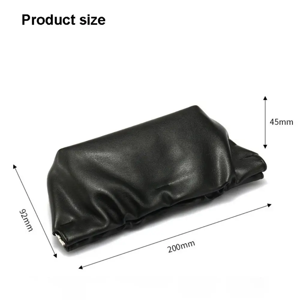 Fashion Automatic Closing Sun Glasses Case Shrapnel Soft Lining Cosmetic Bag PU Leather Portable Eyewear Storage Bag Female