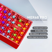 IROK Carotmas Mercury68Pro Magnetic Switch Wired Keyboard RT0.004mm Mechanical Keyboard Low Delay Gaming Keyboard Gamer Gift