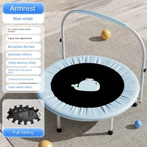 ترامبولين قابل للطي مع مسند ذراع للكبار والصغار, لياقة القفز, ترفيه رياضي, لعبة, هدية, داخلي, 250 كجم, 40 أفضل 10 صفقات مبيعات Pirapora Jump - رقم 10