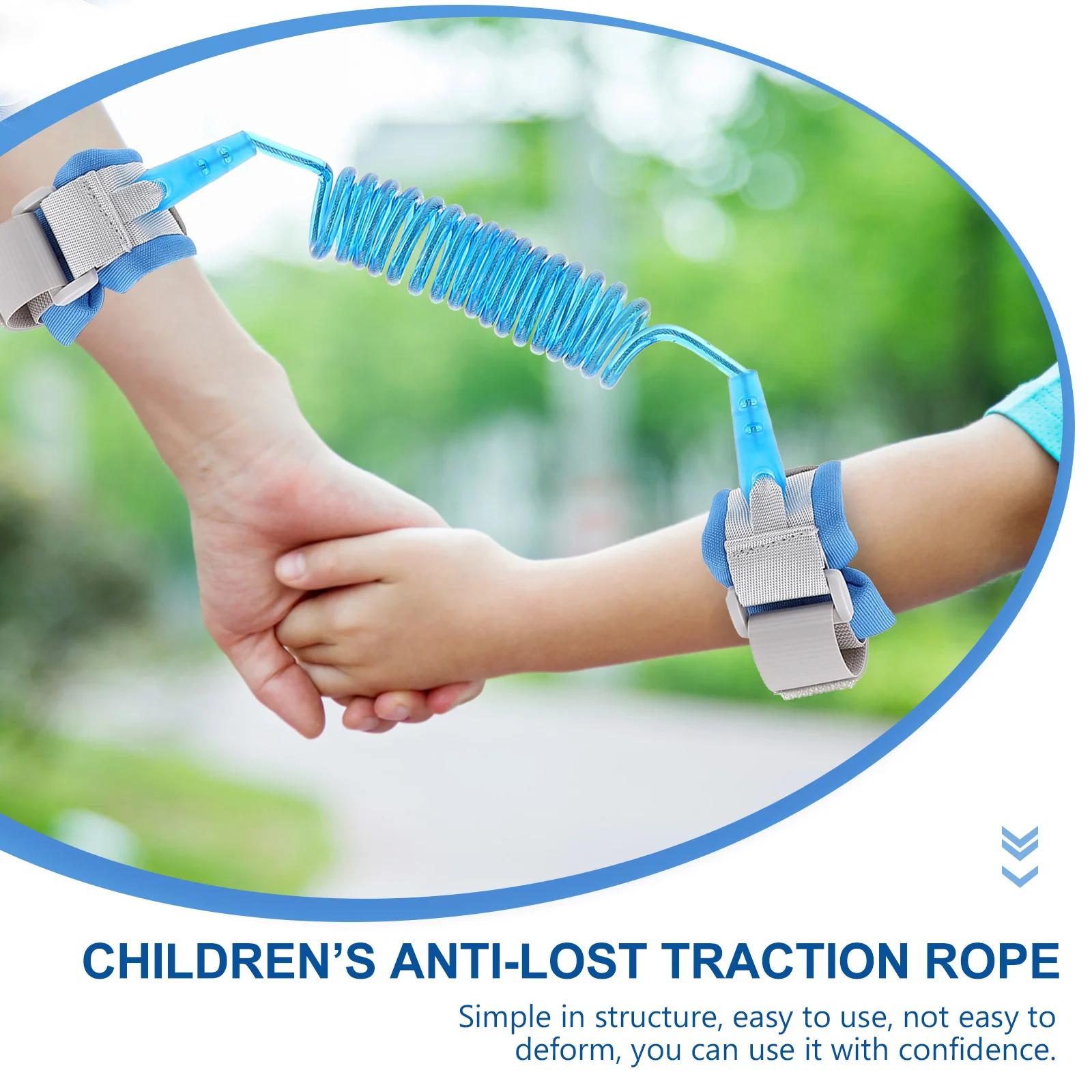 

Anti-Lost Harness Toddler Safety Belt Infant Learning Walk Rope Reinforced Steel Wire Skin-Friendly Cotton Wrist Comfortable